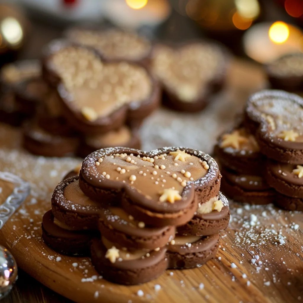 Nutella Plätzchen für Weihnachten