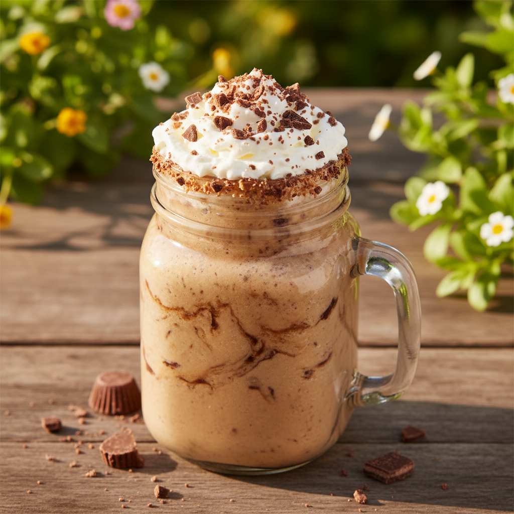 Erdnussbutter Cup Smoothie