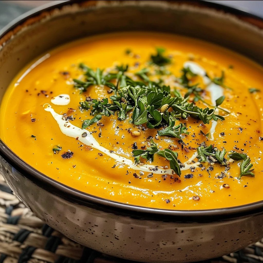 Cremige Kürbis-Kartoffel-Suppe