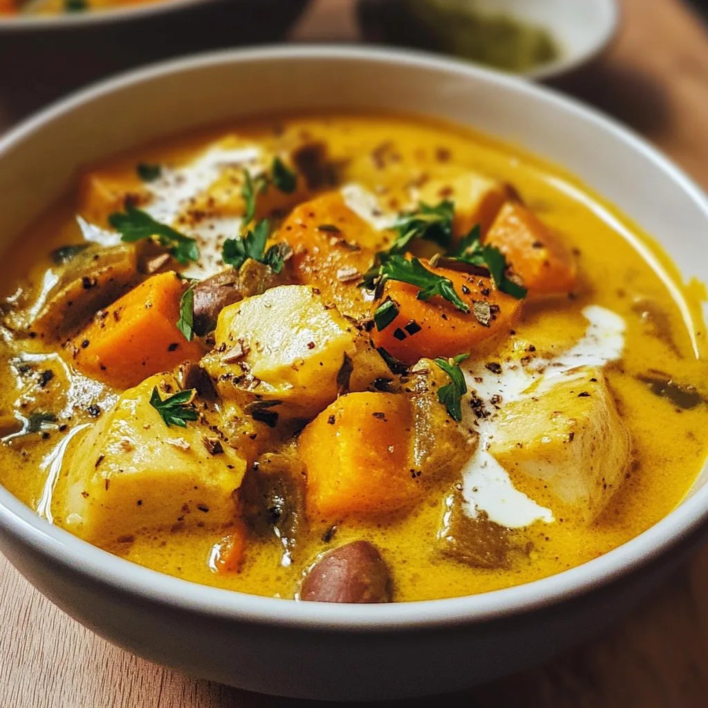 Kürbis Süßkartoffel Curry