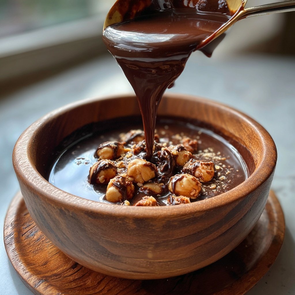 Schokoladen Haselnuss Fondue Fantasie