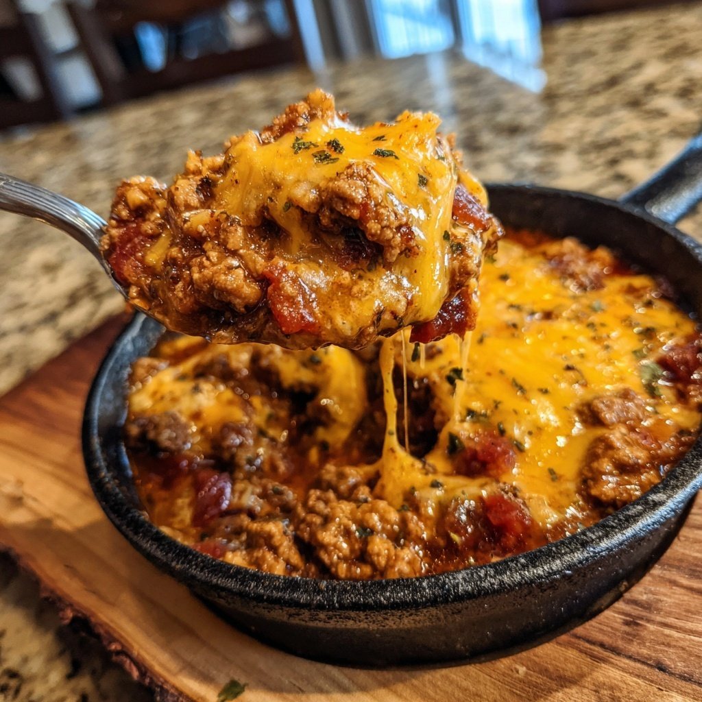 Chipotle Cheddar Rindfleisch Chili Herzhaft