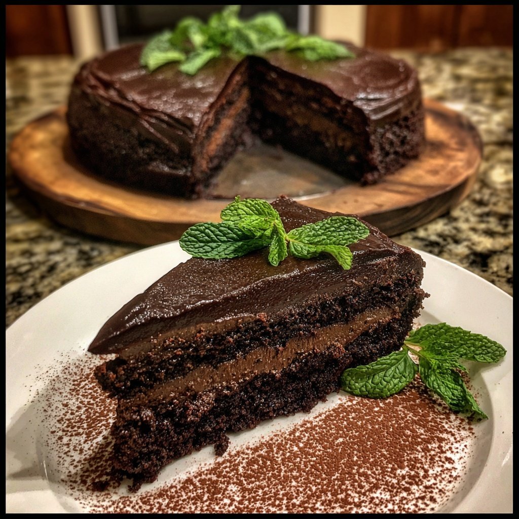 Galentine’s Minz Schokoladen Kuchen