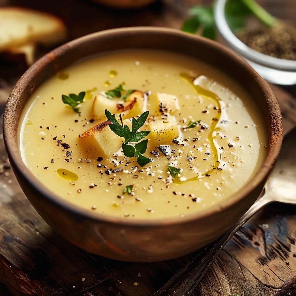 Gemütliche Kartoffel-Lauch-Suppe