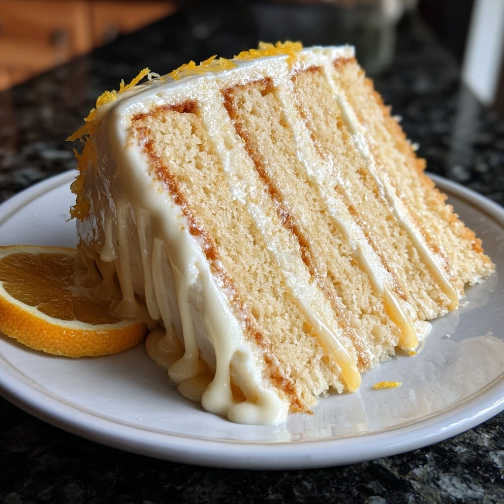 Galentine’s Orangencreme Kuchen