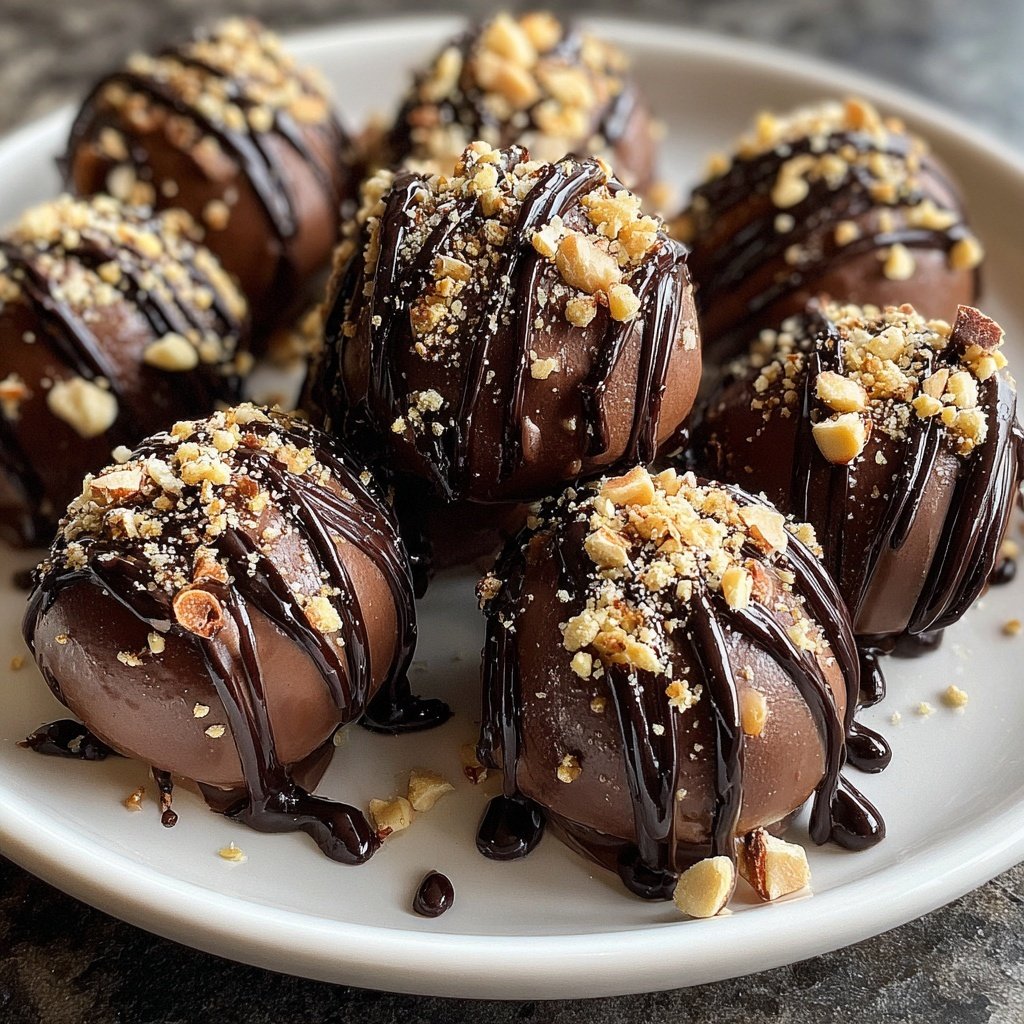 Haselnuss-Espresso-Trüffel-Happen