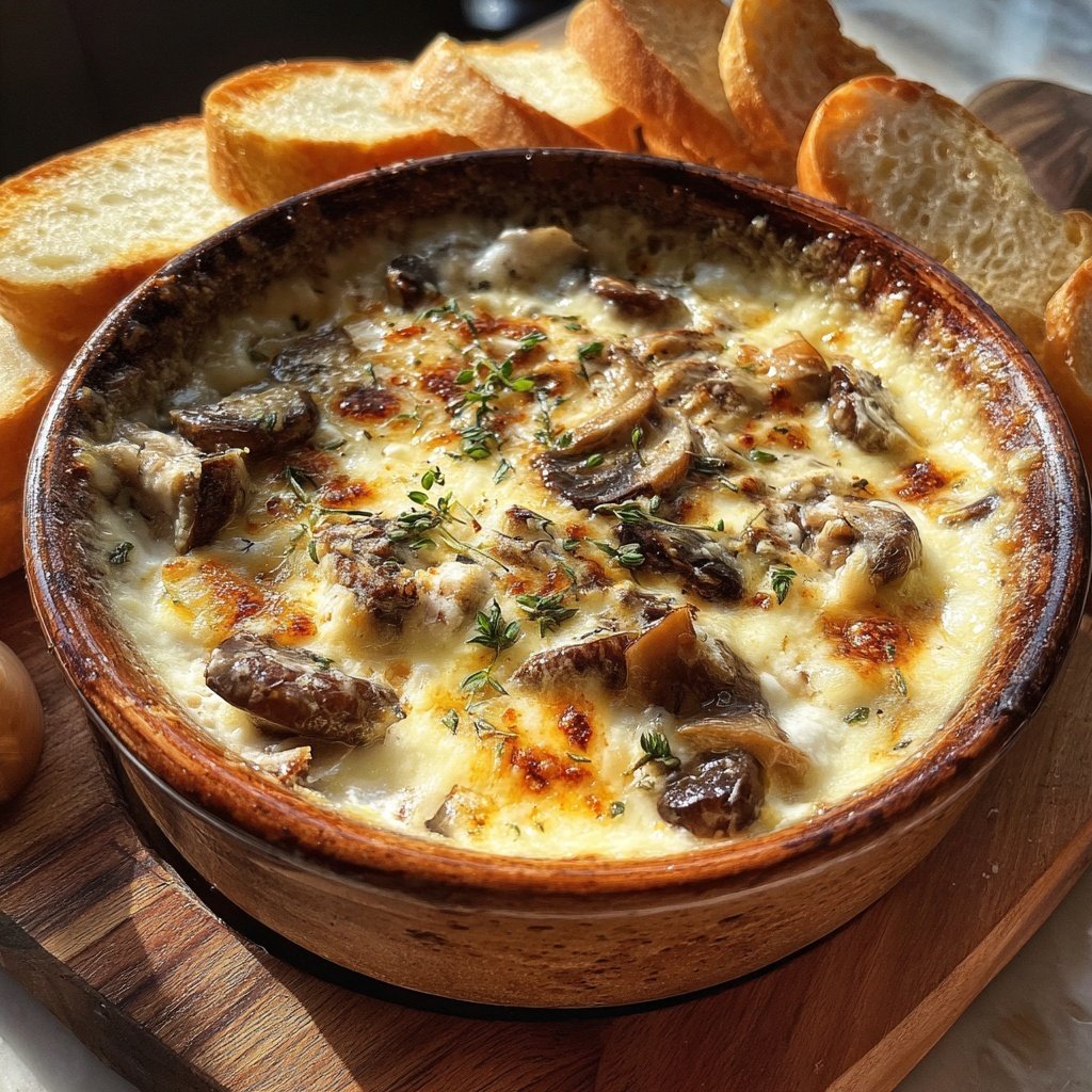 Herzhaftes Trüffel Fondue Dip