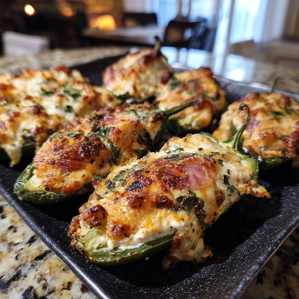 Gefüllte Jalapeños mit Frischkäse