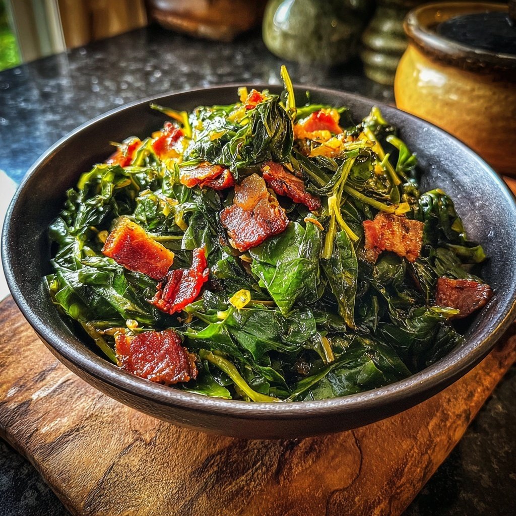 Mangold Greens mit Schinkenknöchel