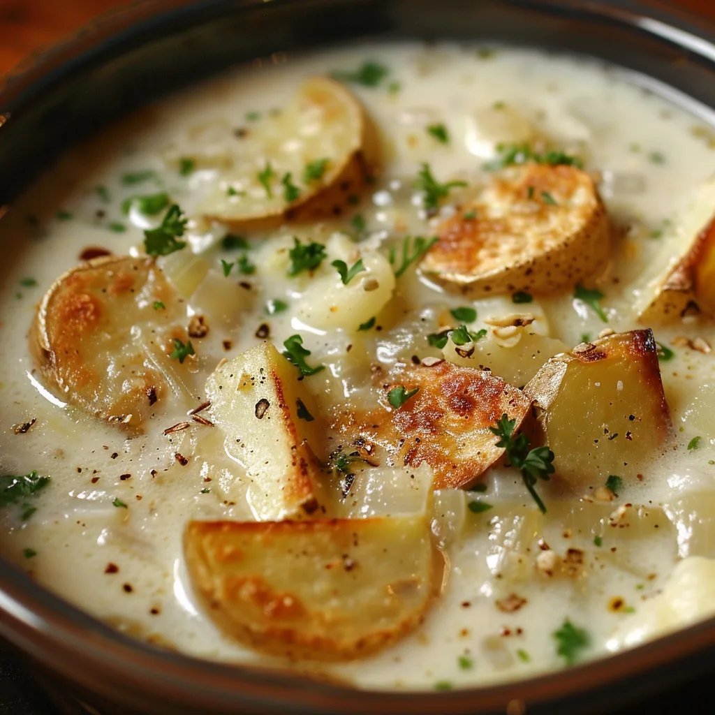 Zwiebel-Kartoffelsuppe