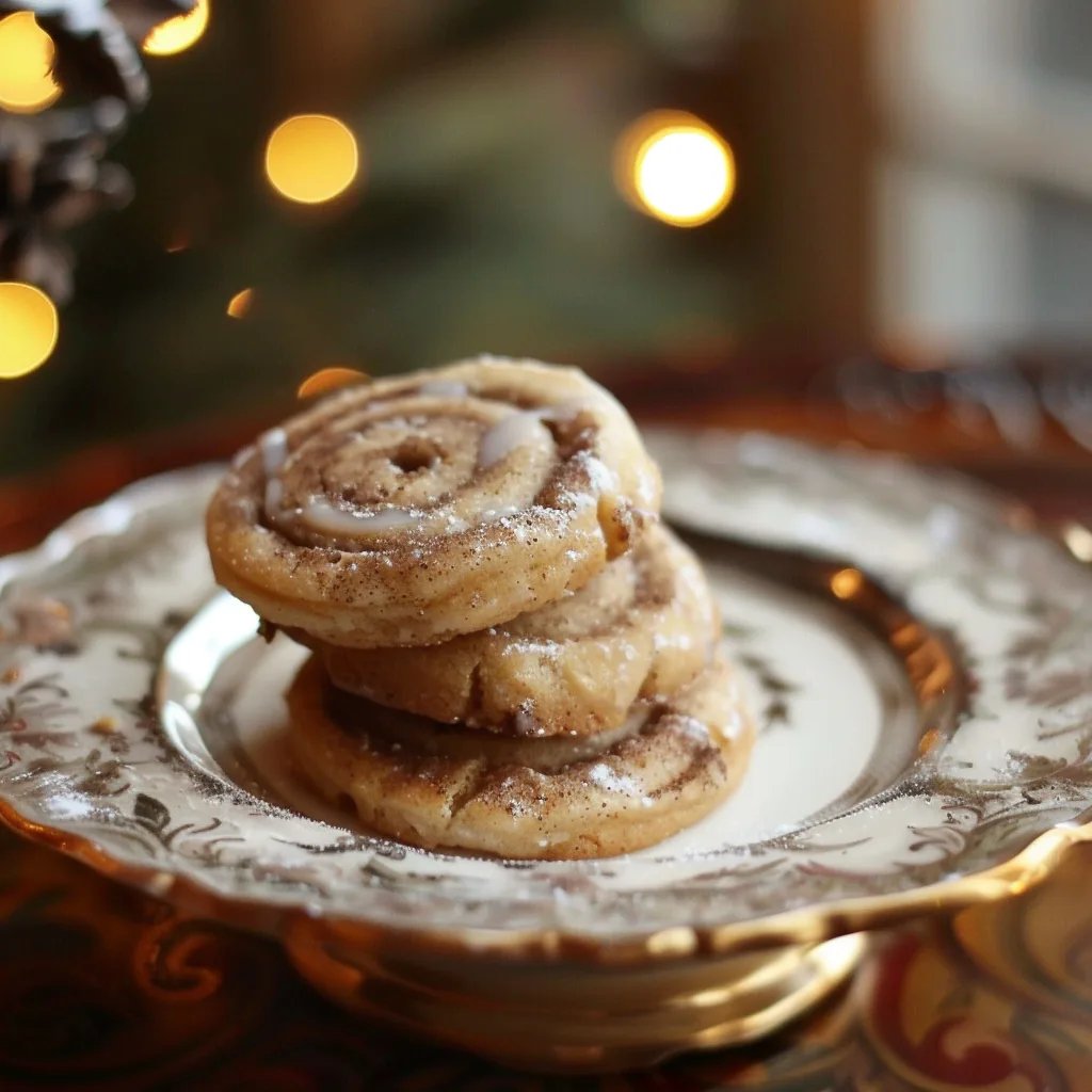 ZIMTSCHNECKENPLÄTZCHEN