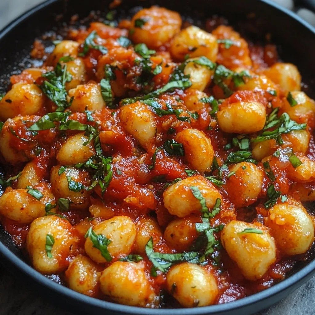 Gnocchi all'arrabbiata