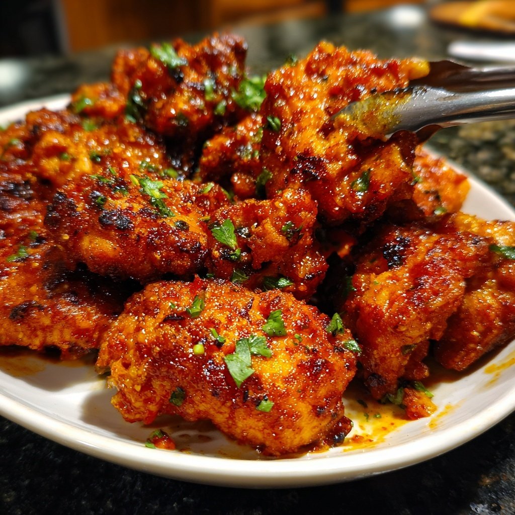 Jamaikanisches braunes Schmorhähnchen