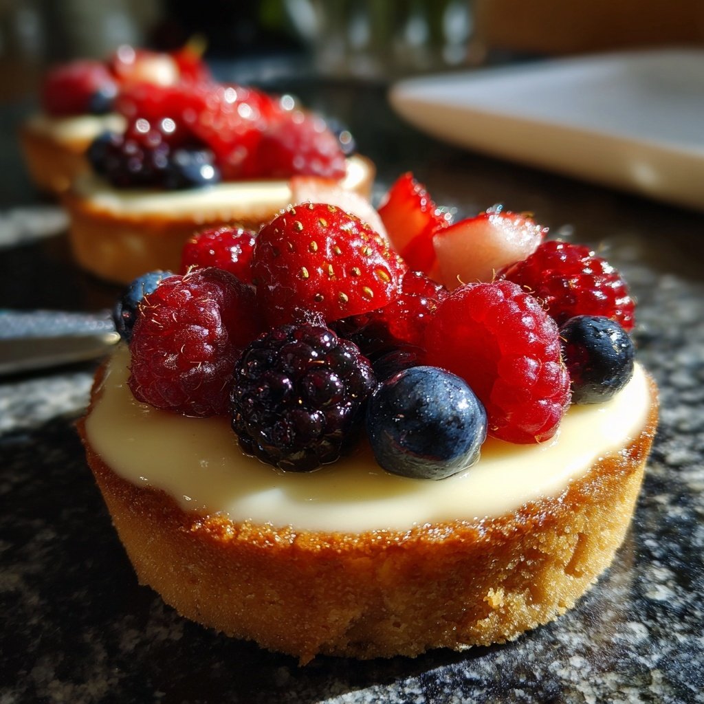 Mini Obsttörtchen mit Creme