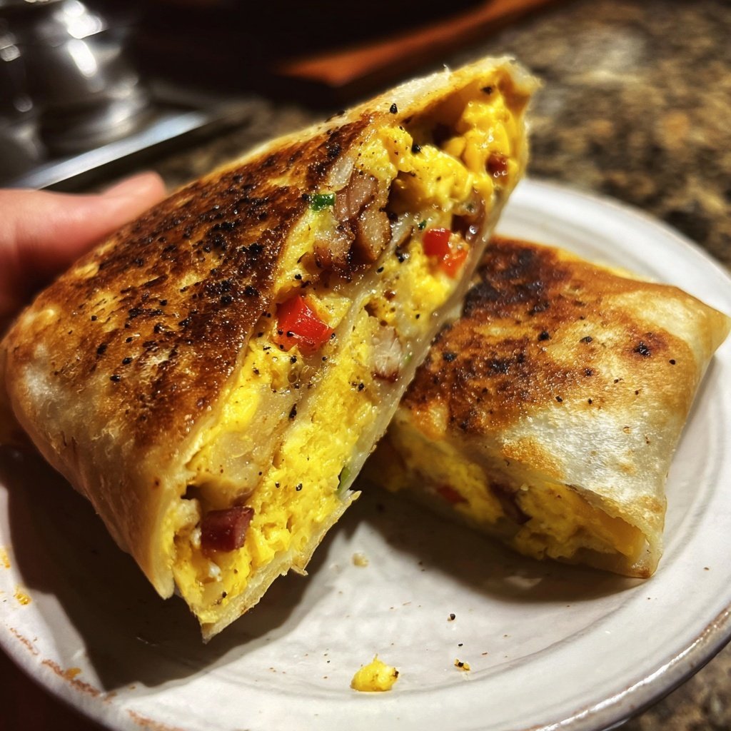 Truthahn Speck Ei Wrap