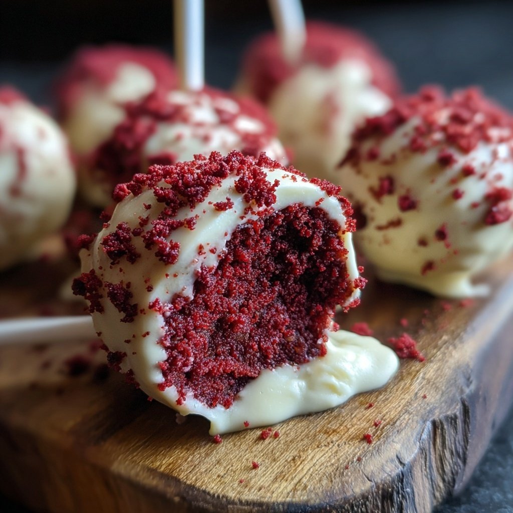 Köstliche Red Velvet Cake Pops