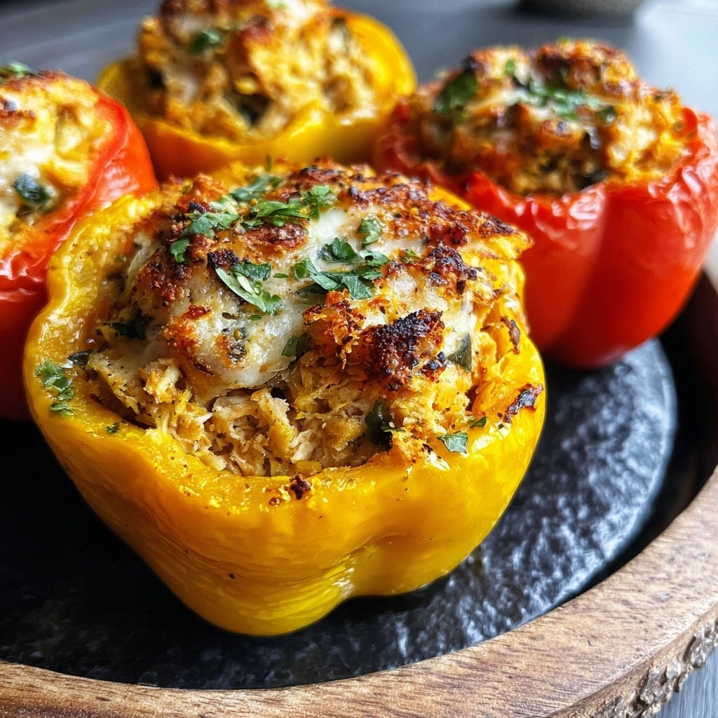 Mini Thunfisch Gefüllte Paprika