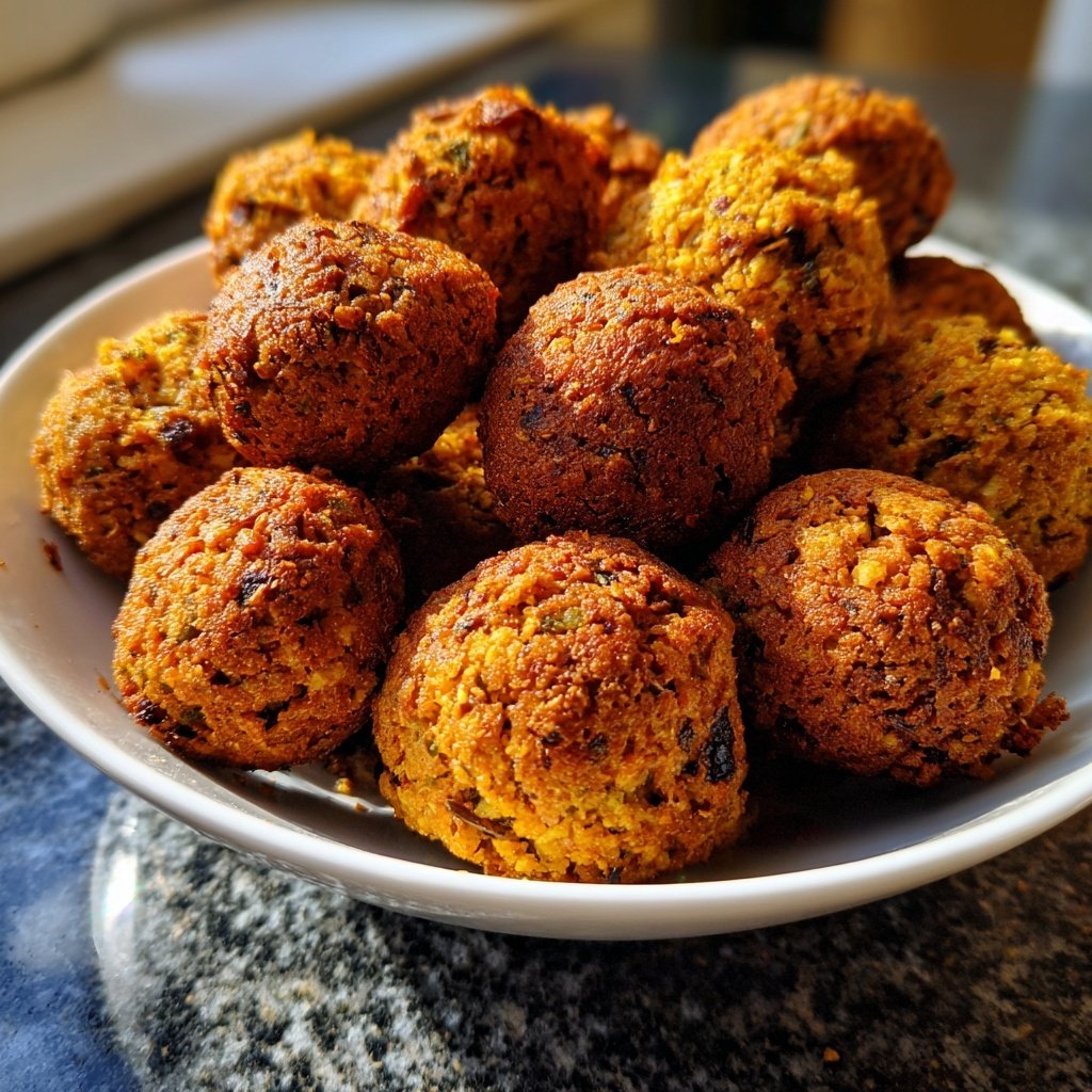 Luftfritteuse Falafel Kichererbse