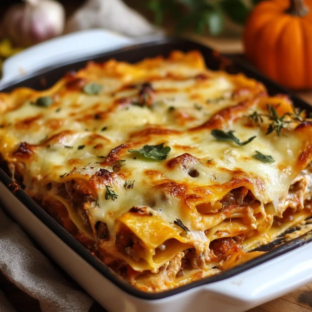 Kürbislasagne – Herbstliches Rezeptgenuss