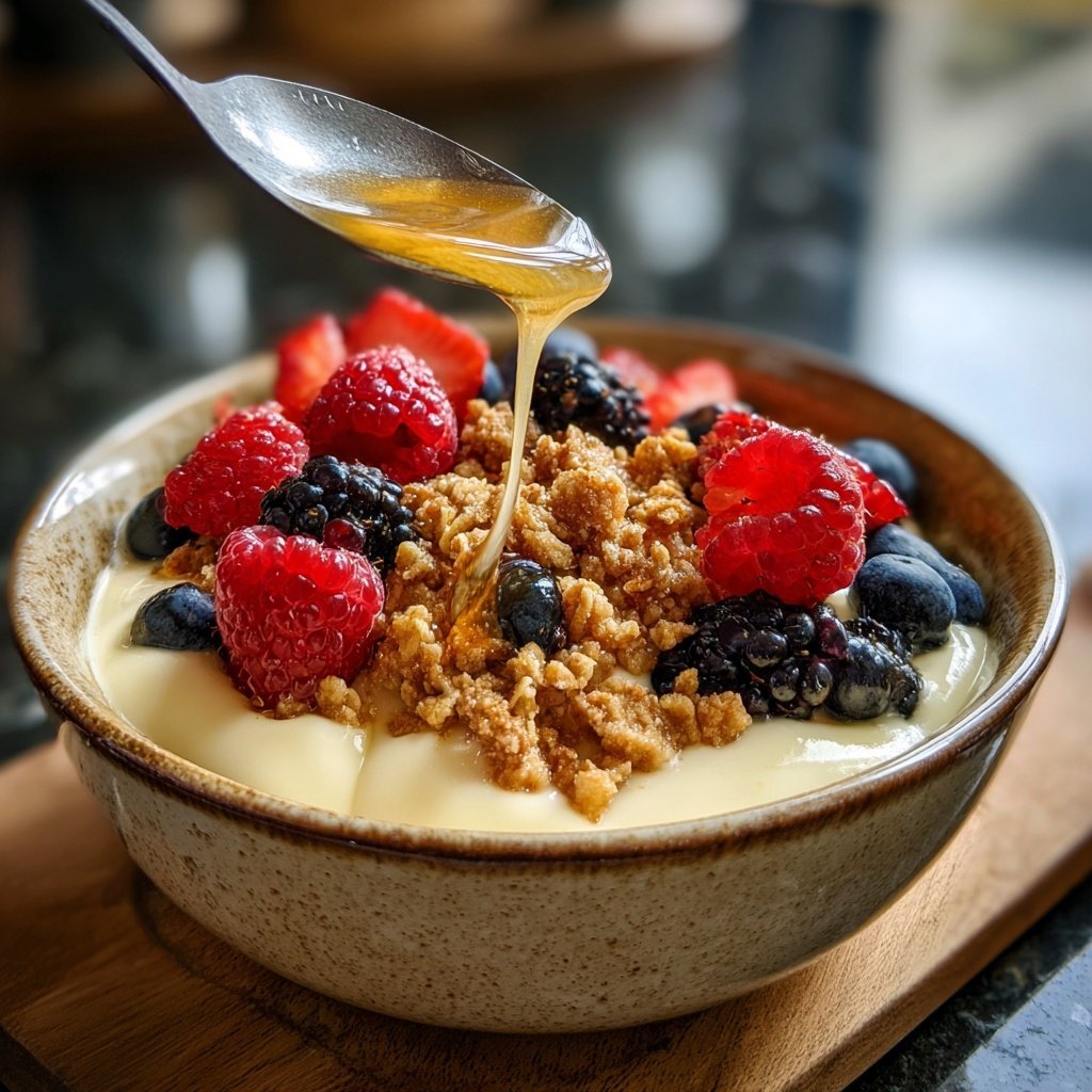 Hüttenkäse Frühstücksbowl