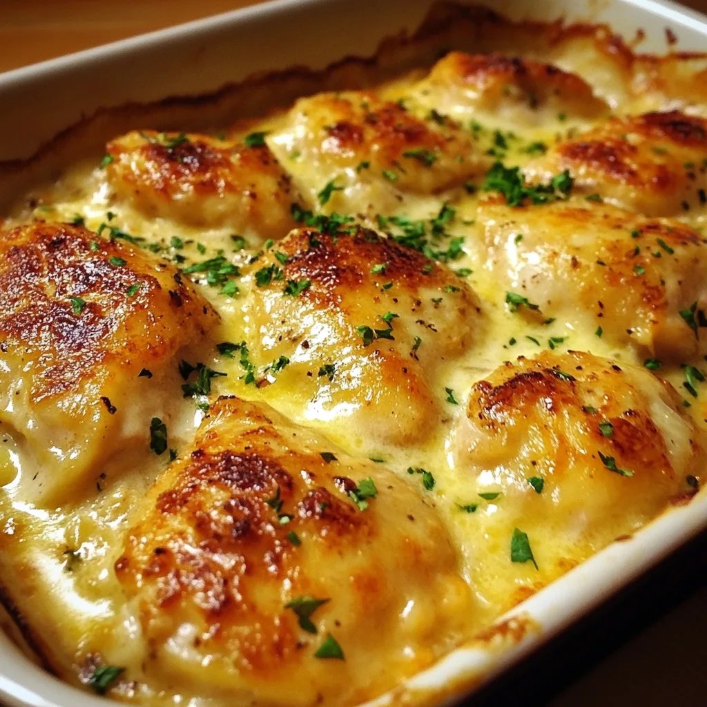 Cremiger Hähnchenauflauf