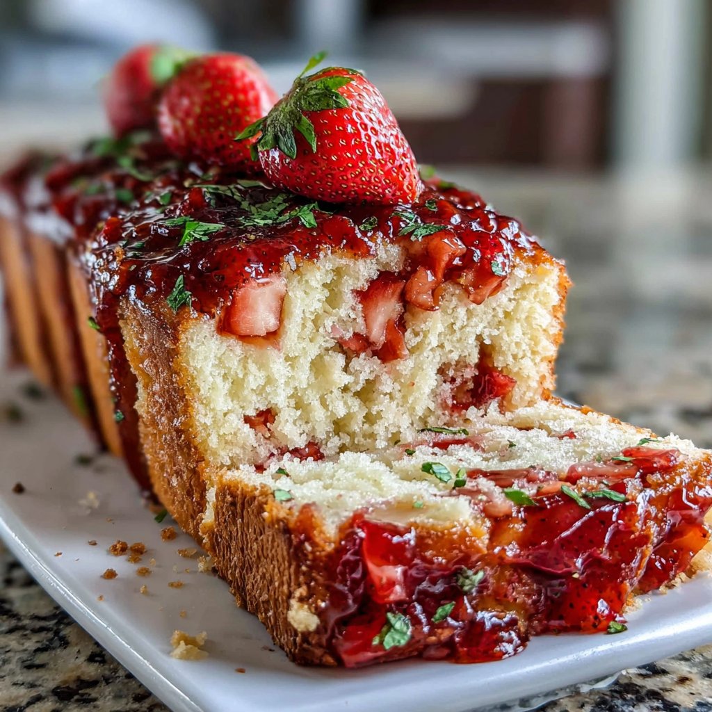 Fruchtiger Erdbeer-Kuchen Genuss