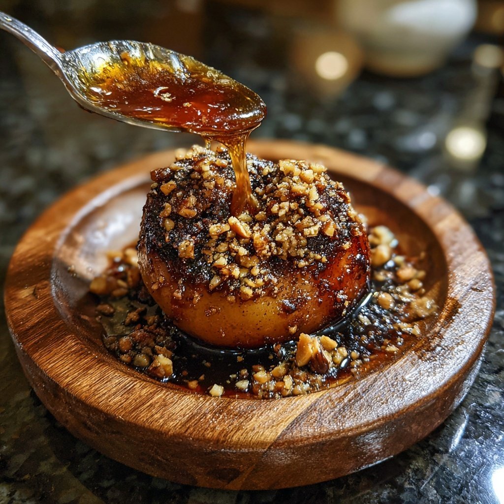 Karamellisierte Williamsbirne