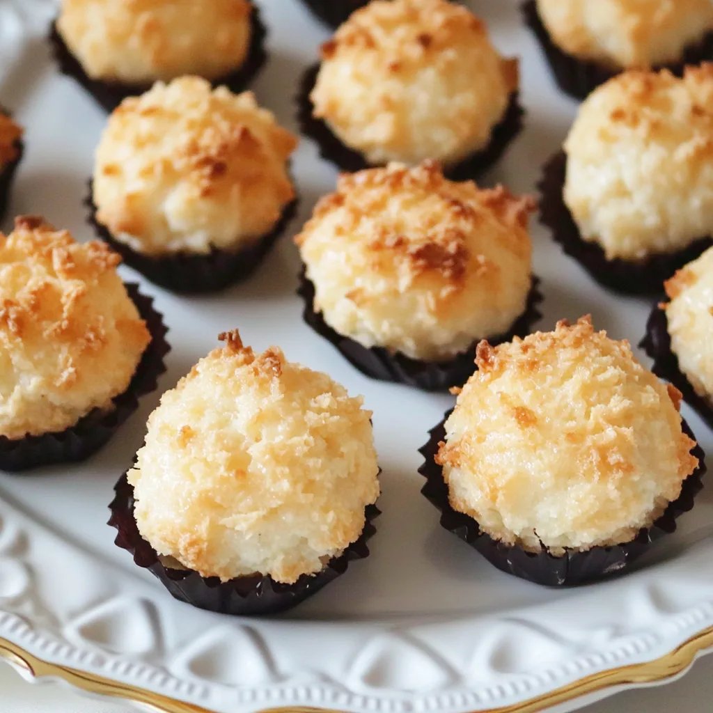 Ultra leckere vegane Kokosmakronen