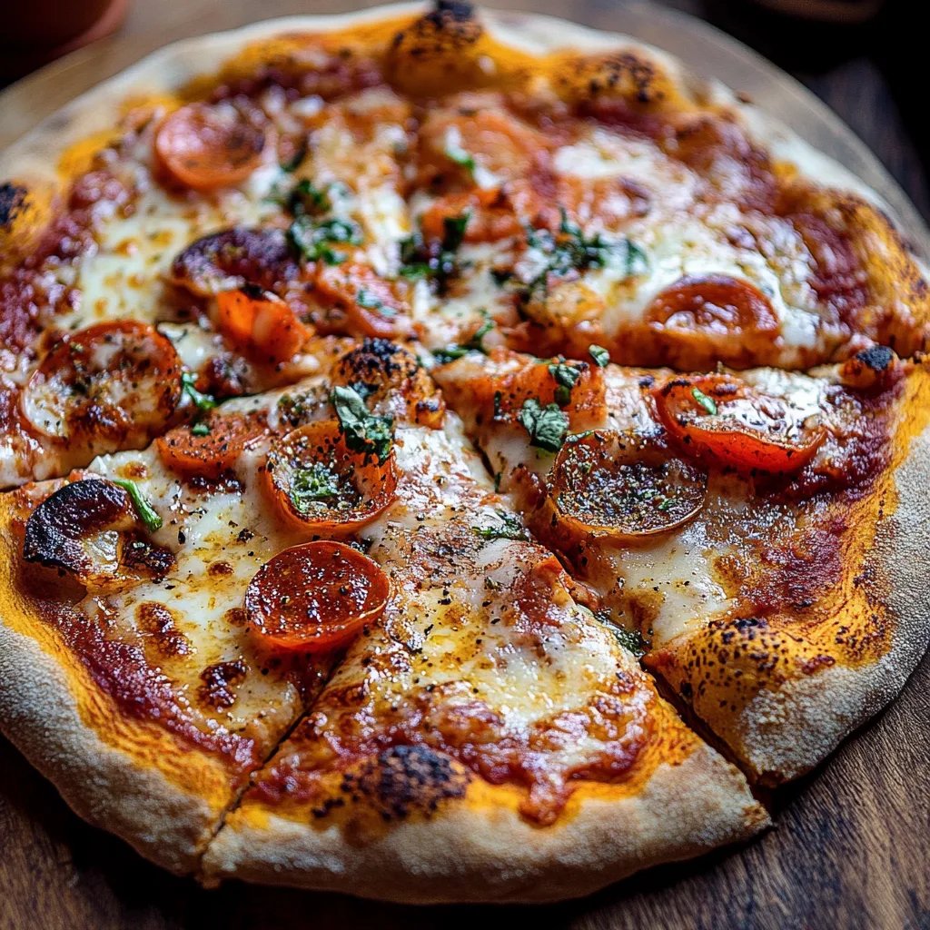 Pizza mit gerösteter roter Paprika und kalabrischem Chili: Ein Unglaubliches Ultimatives Rezept