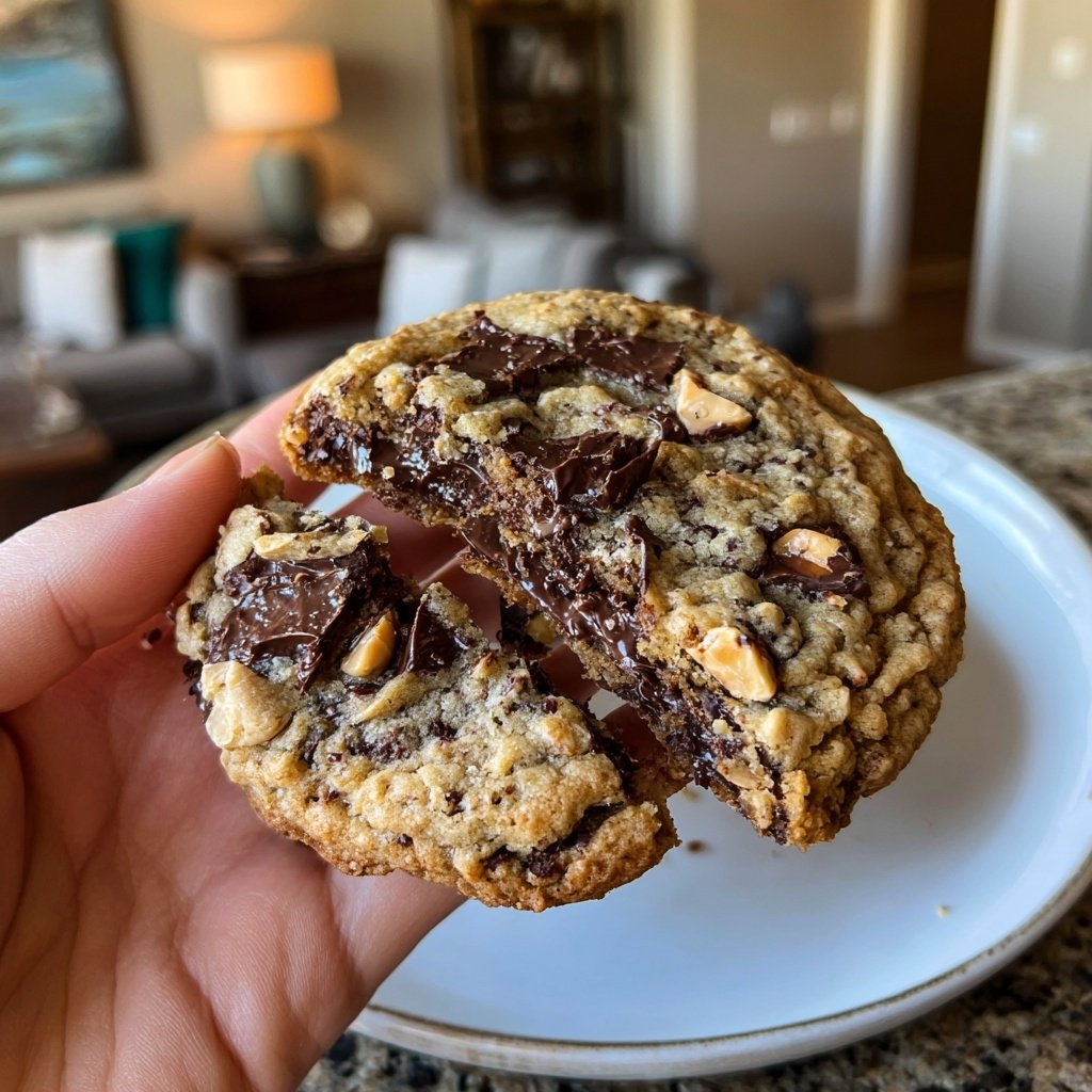 Haselnuss-Schoko-Pfannen-Cookie