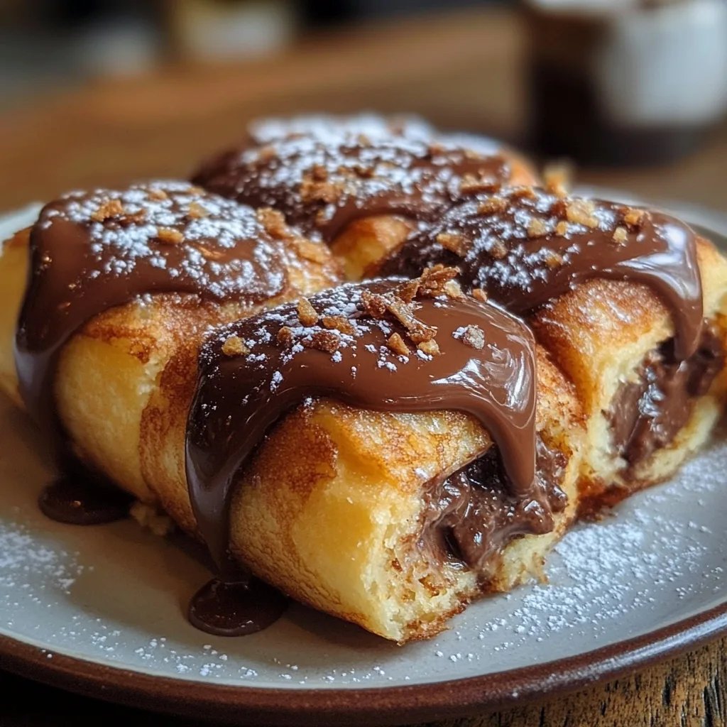French Toast Rolls mit Nutella und Zimt: Ein Unglaublich Ultimatives Rezept für 6 Personen