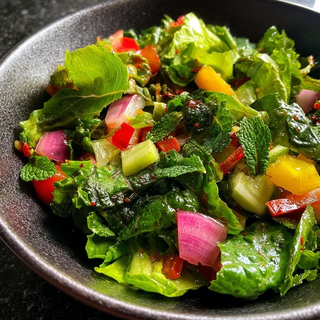 Gemischter Frühlingssalat