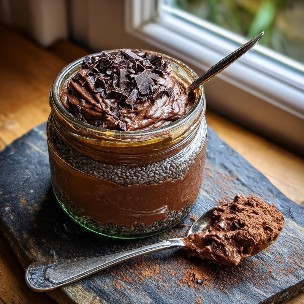 Chia Samen Schoko Pudding