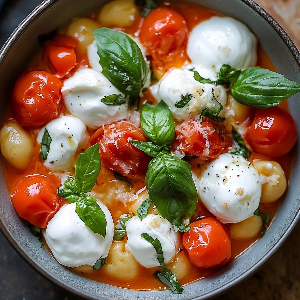 Cremige Tomatengnocchi mit Burrata: Ein Unglaublich Ultimatives Rezept für 4 Personen