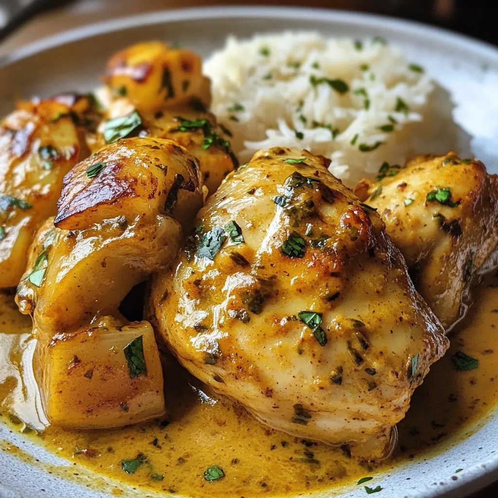 Cremiges Honig-Senf-Hähnchen