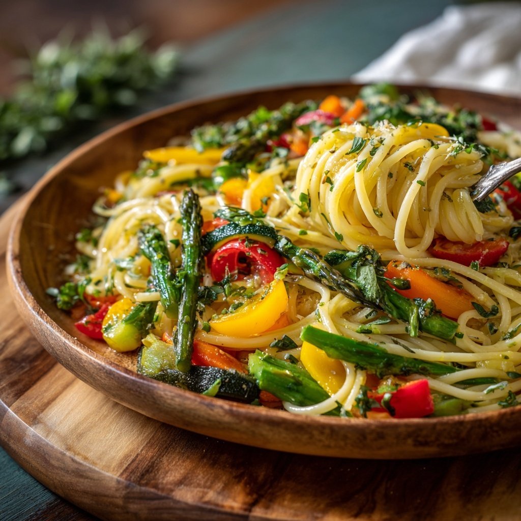 Pasta Primavera in 15 Minuten