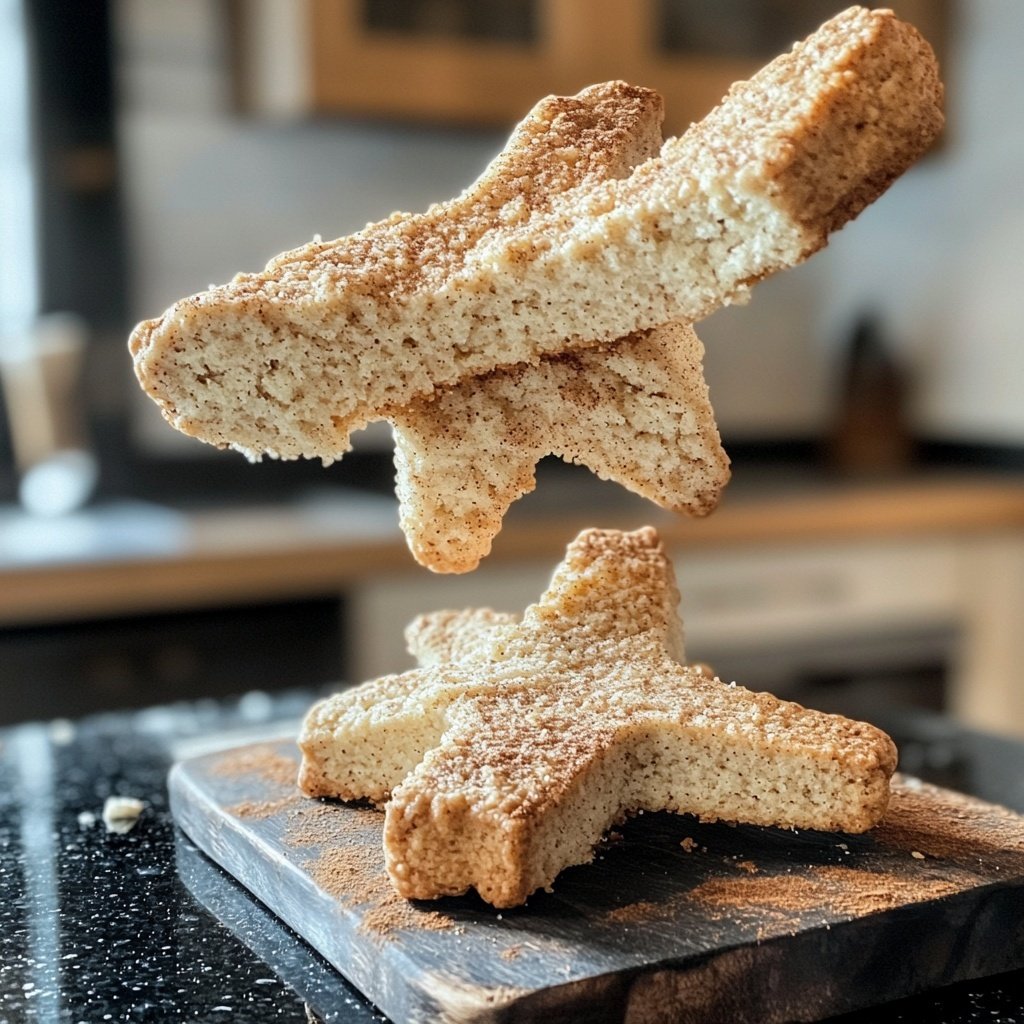 Biscotti con mandorle e cannella a forma di stella ohne
