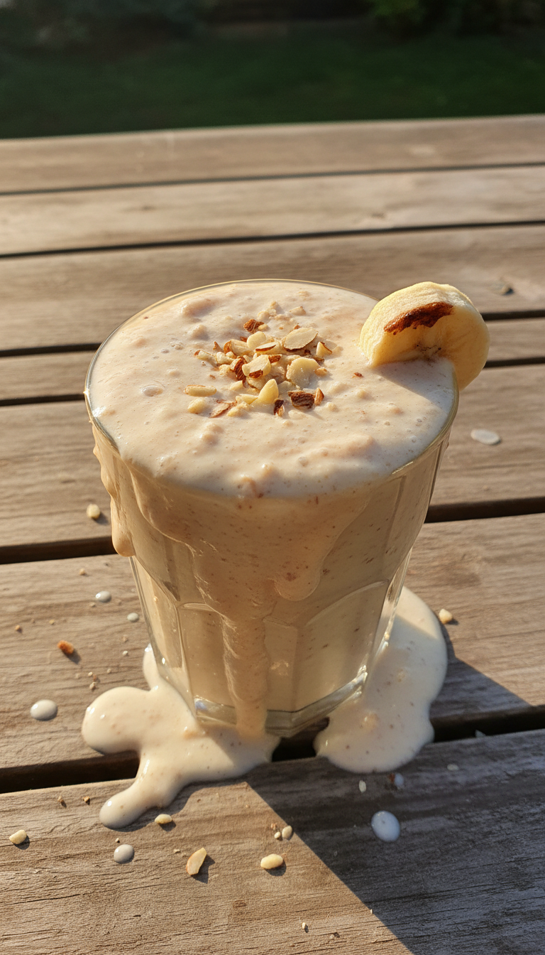 Bananen Mandel Smoothie Shake