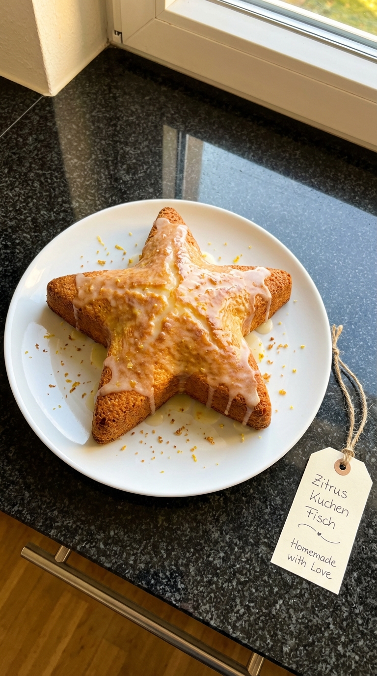Zitrus Kuchen Fisch Sternzeichen