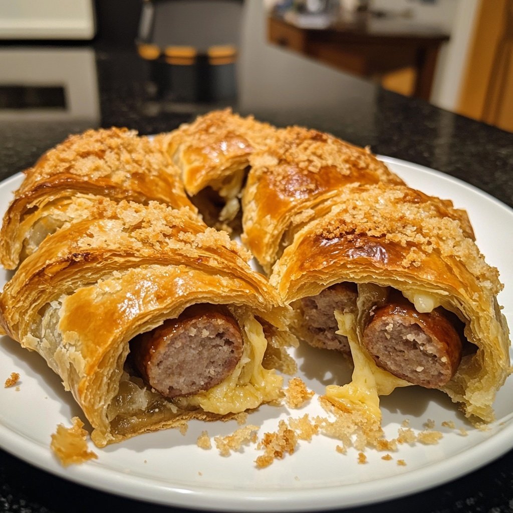 Weihnachtswürstchen im Schlafrock