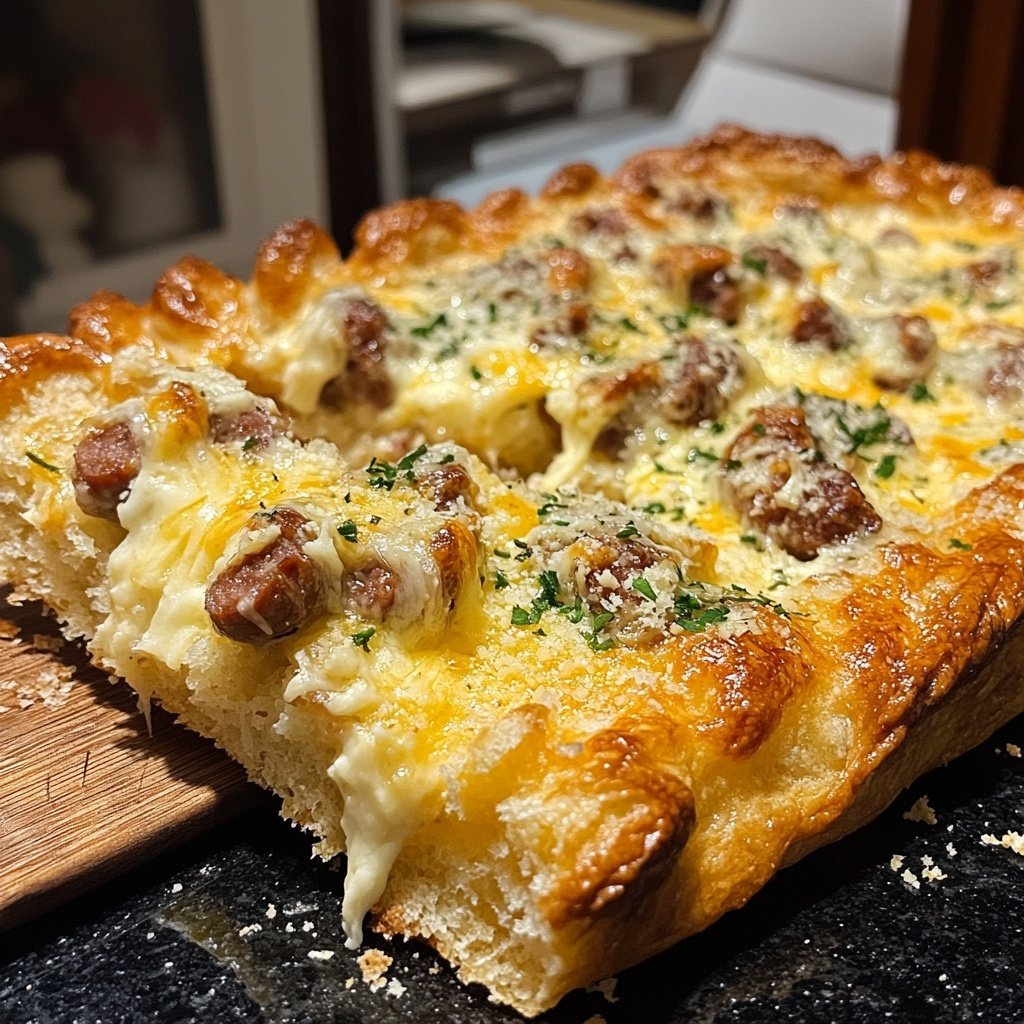 Einfacher Frühstück Wurst Ei Auflauf