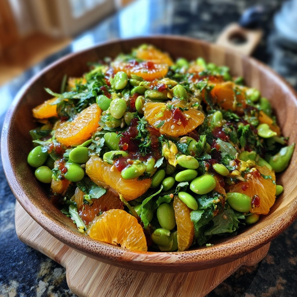 Zesty Citrus Edamame Salad