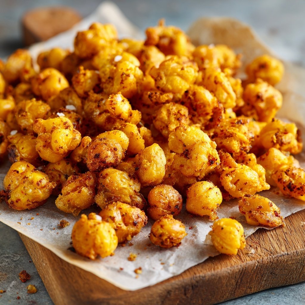 Knusprige Kichererbsen Snackmischung