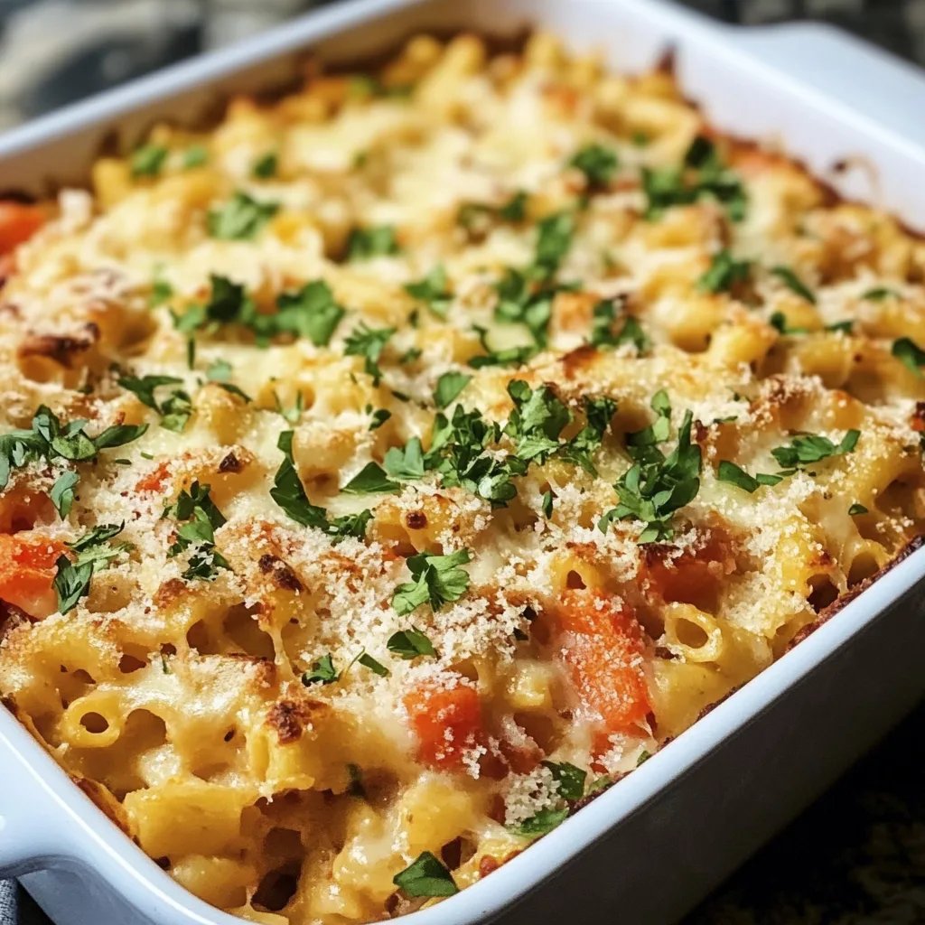 Spätzleauflauf mit Gemüse